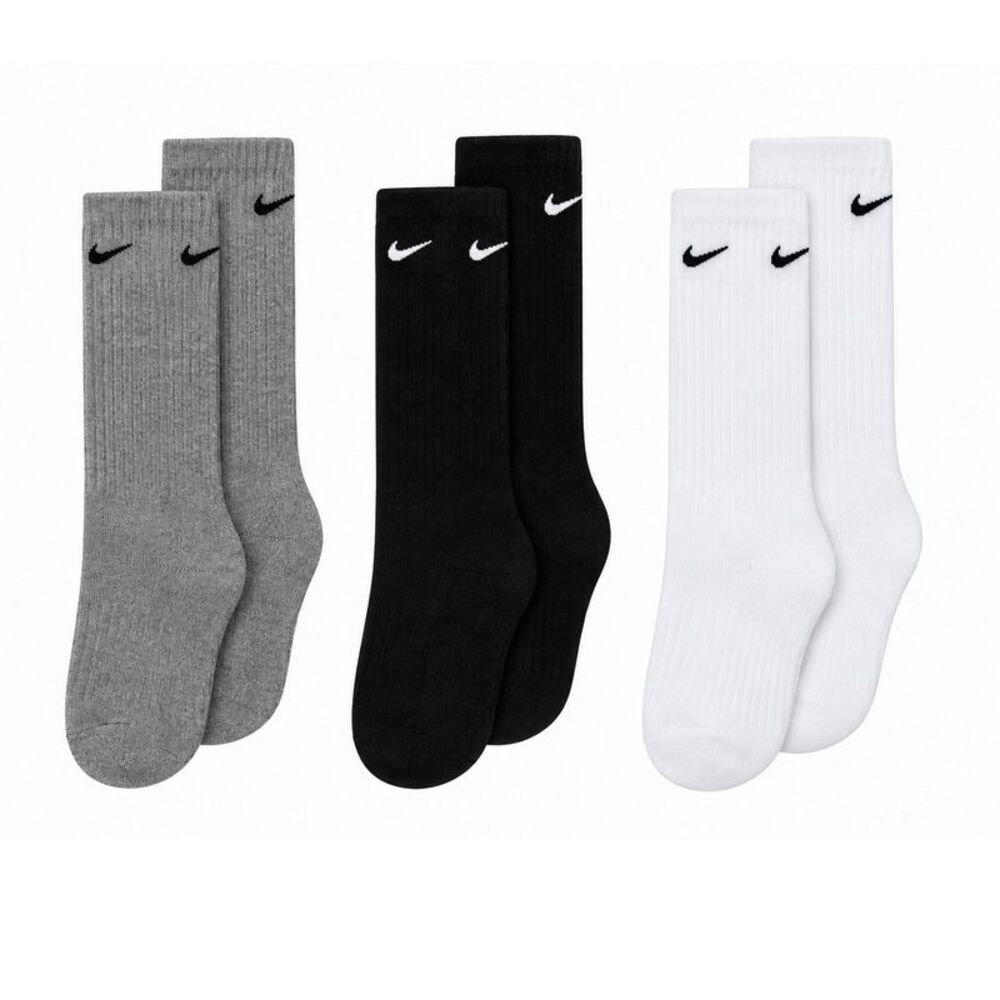 Nike Unisex Adult Everyday Dri-FIT Crew Socks (Pack of 3) / Multicolored